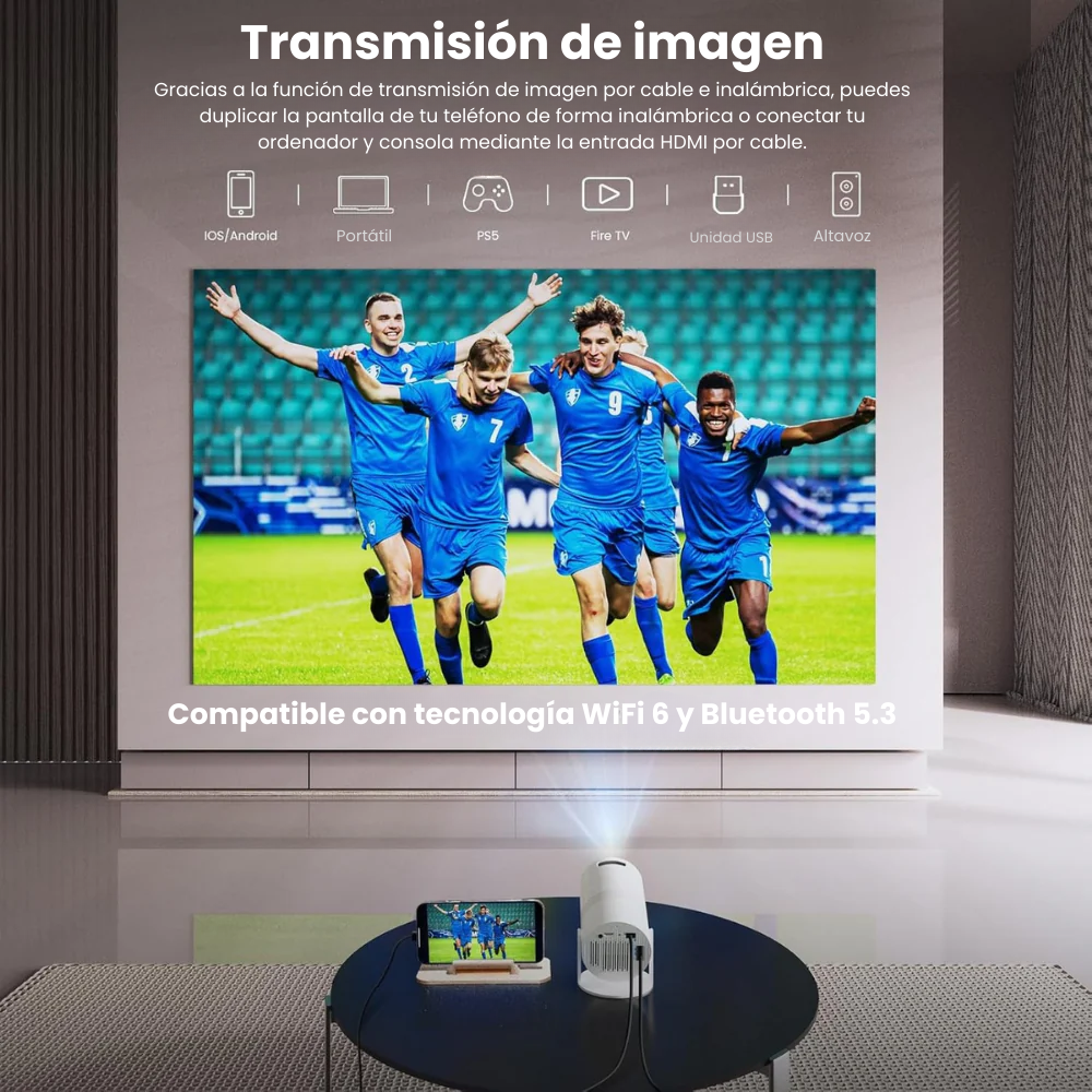 Lúmina Pro™  Proyector de Cine en Casa de Alta Definición