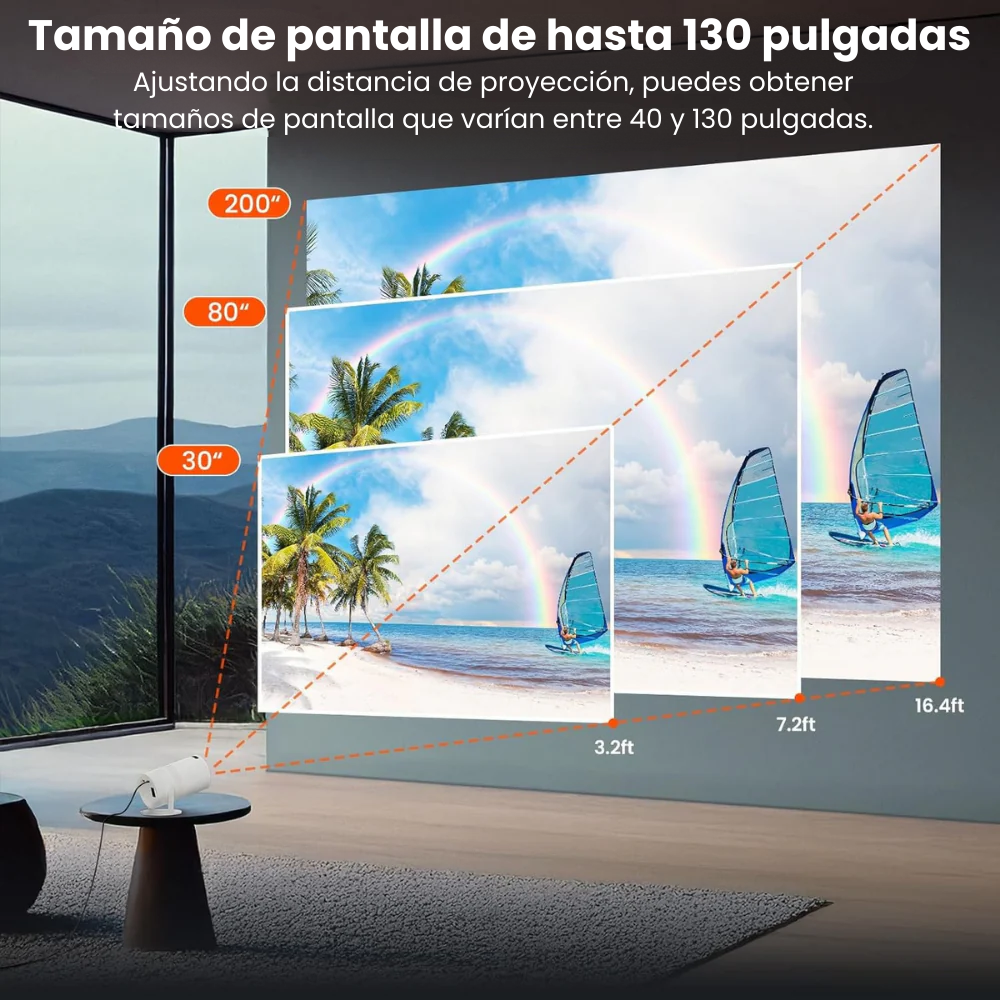 Lúmina Pro™  Proyector de Cine en Casa de Alta Definición