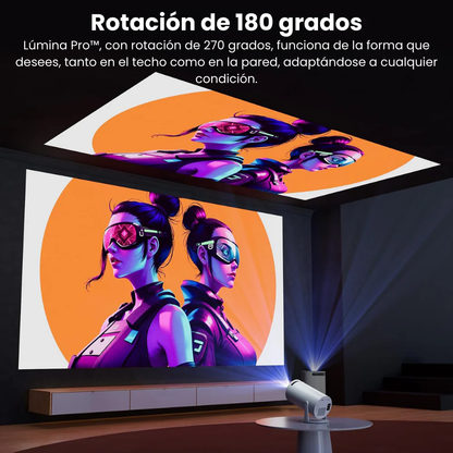 Lúmina Pro™  Proyector de Cine en Casa de Alta Definición